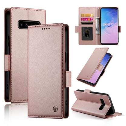 Side Buckle Magnetic Frosted Leather Phone Case
