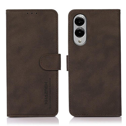 KHAZNEH Matte Texture Leather Phone Case