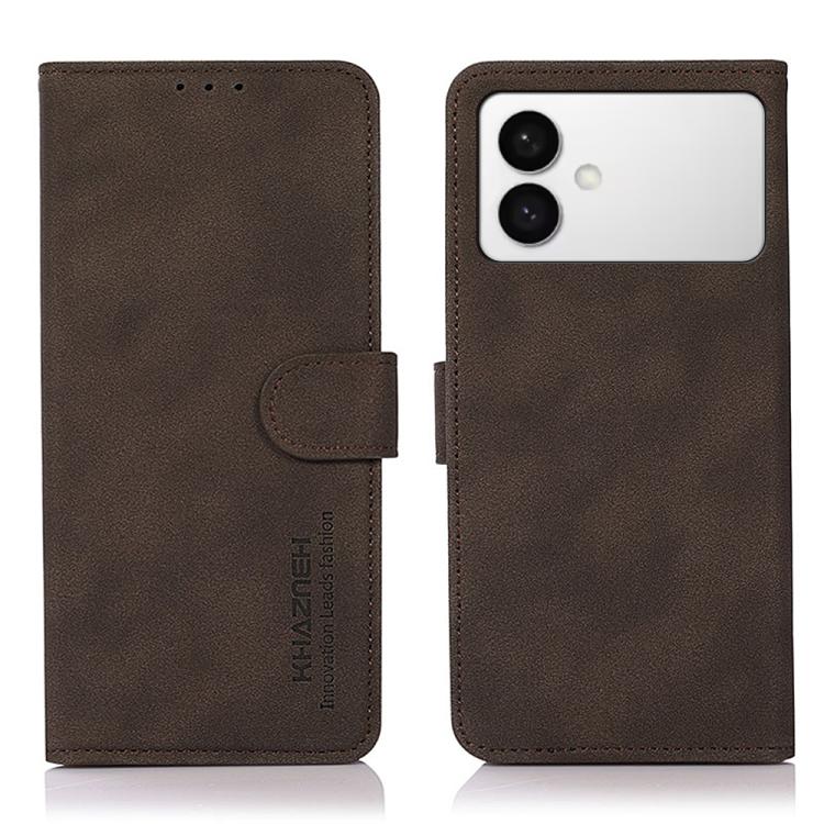 KHAZNEH Matte Texture Leather Phone Case