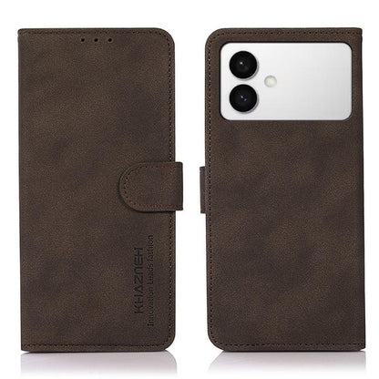 KHAZNEH Matte Texture Leather Phone Case