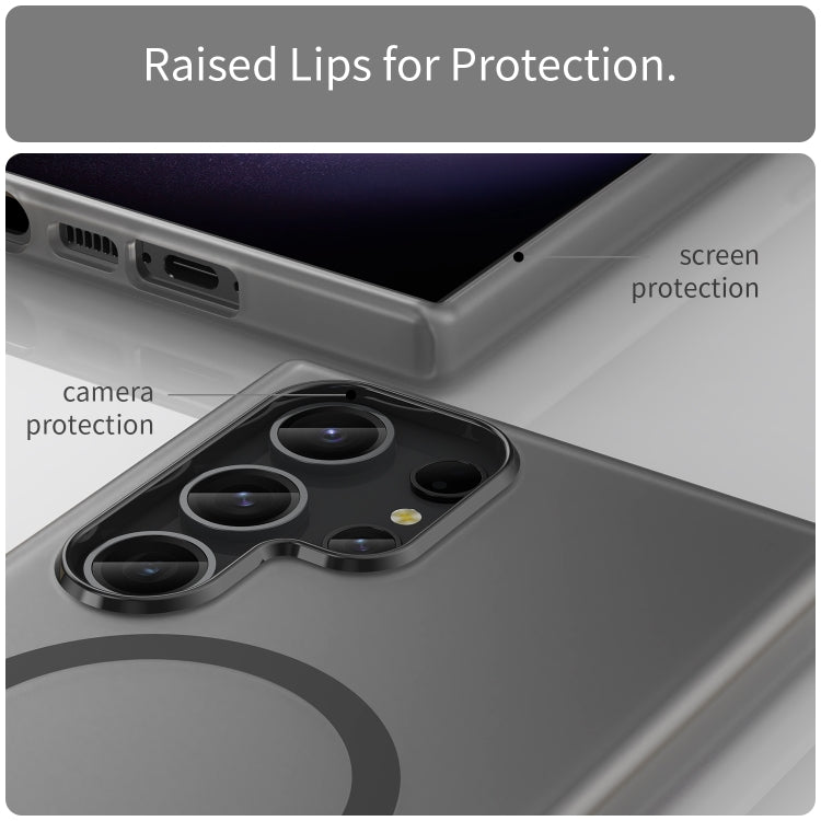 MagSafe Frosted Translucent TPU + PC Full Coverage Phone Case