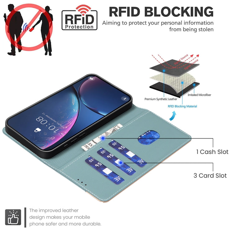 Color Matching RFID Anti-theft Leather Phone Case
