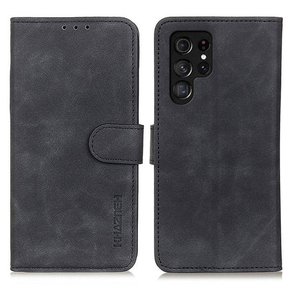 KHAZNEH Retro Texture Horizontal Flip Leather Phone Case