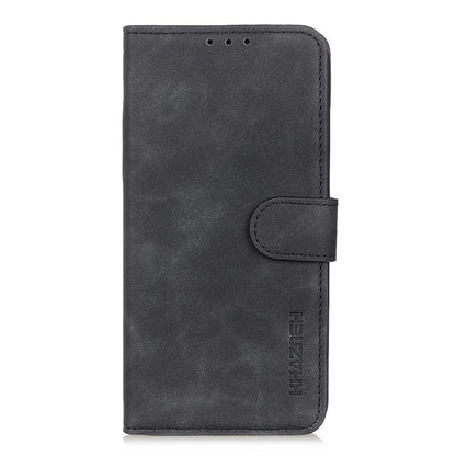 KHAZNEH Retro Texture Horizontal Flip Leather Phone Case