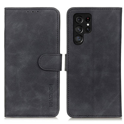 KHAZNEH Retro Texture Horizontal Flip Leather Phone Case