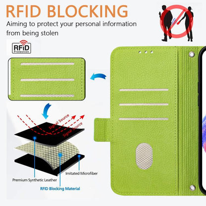 Embossed Rose RFID Anti-theft Leather Phone Case