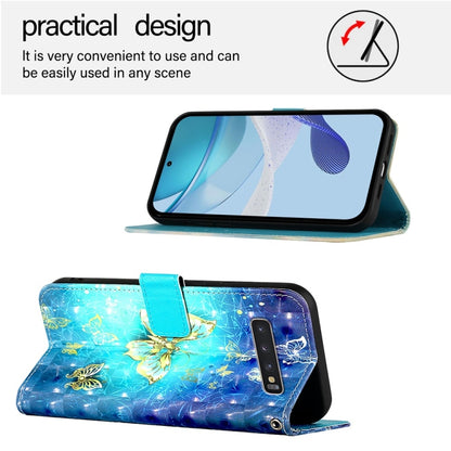 3D Painting Horizontal Flip Leather Phone Case