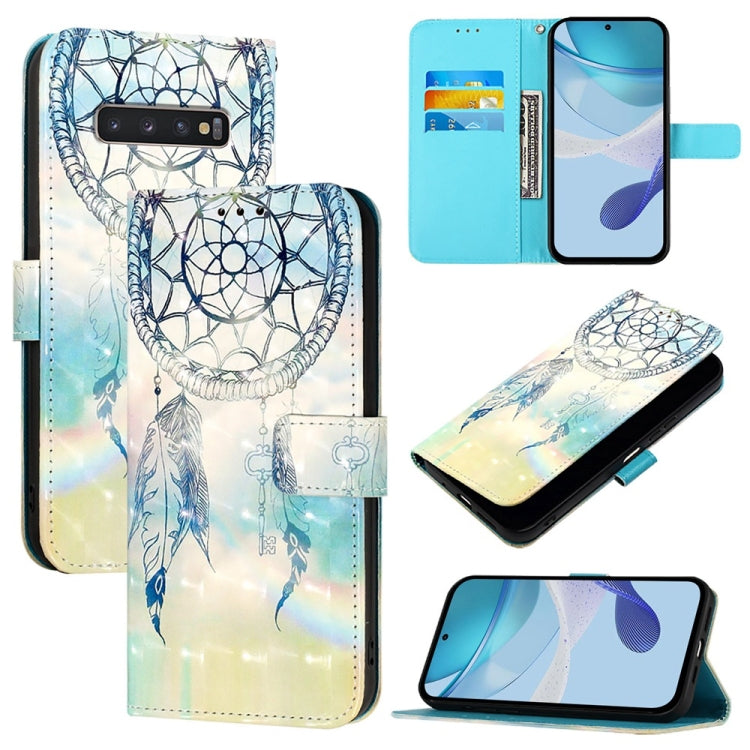 3D Painting Horizontal Flip Leather Phone Case