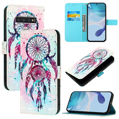 3D Painting Horizontal Flip Leather Phone Case