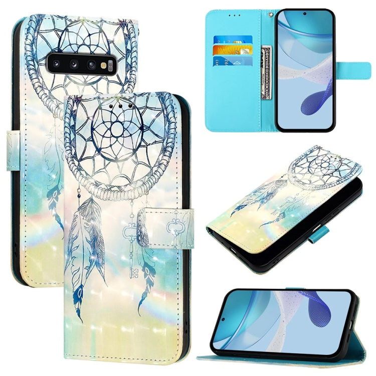 3D Painting Horizontal Flip Leather Phone Case