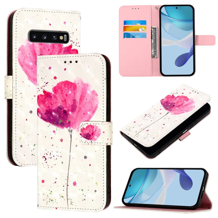 3D Painting Horizontal Flip Leather Phone Case