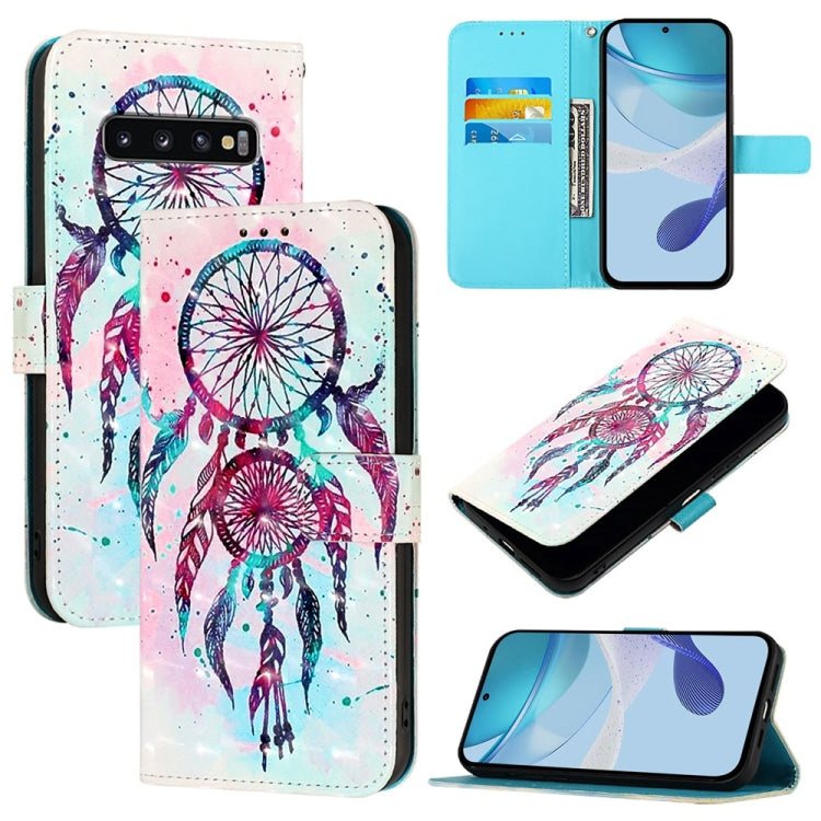 3D Painting Horizontal Flip Leather Phone Case