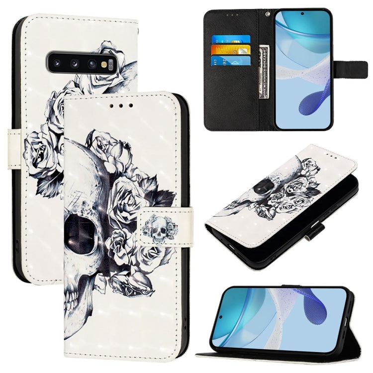 3D Painting Horizontal Flip Leather Phone Case