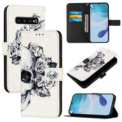 3D Painting Horizontal Flip Leather Phone Case