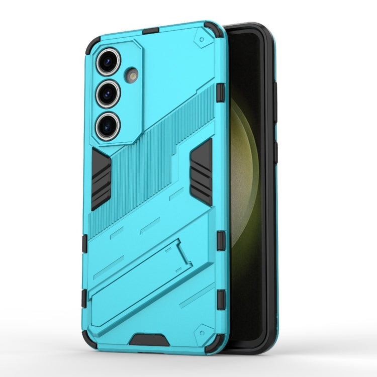 Punk Armor 2 in 1 PC + TPU Shockproof Phone Case with Invisible Holder