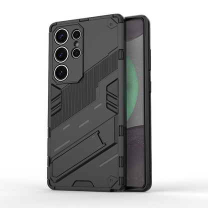 Punk Armor 2 in 1 PC + TPU Shockproof Phone Case with Invisible Holder
