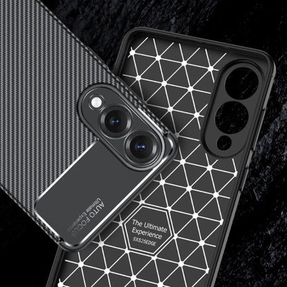 Carbon Fiber Texture Shockproof TPU Phone Case
