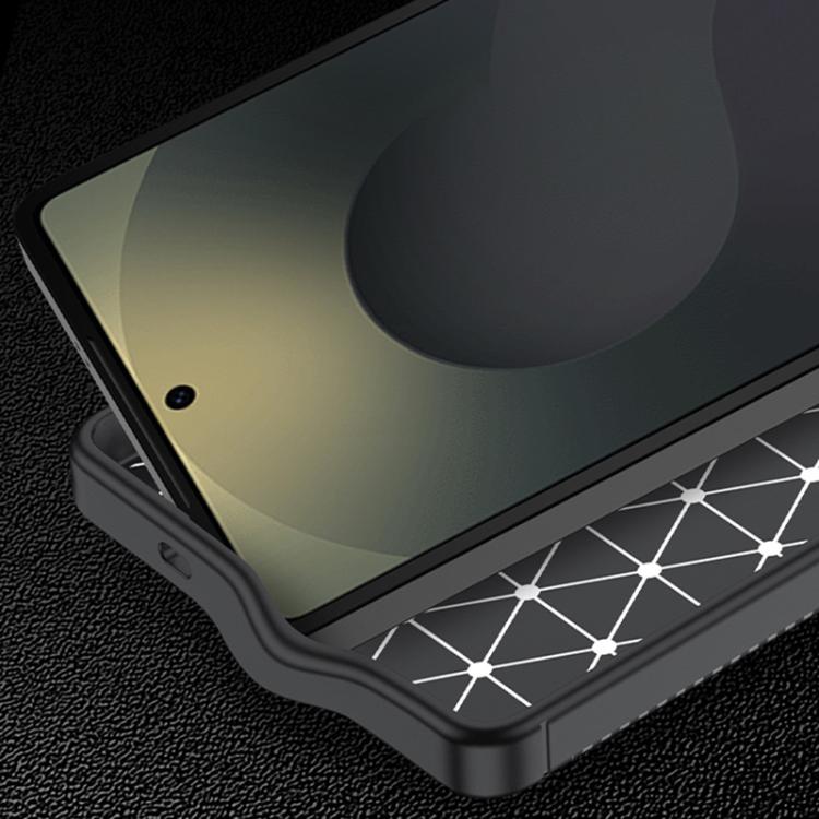 Carbon Fiber Texture Shockproof TPU Phone Case