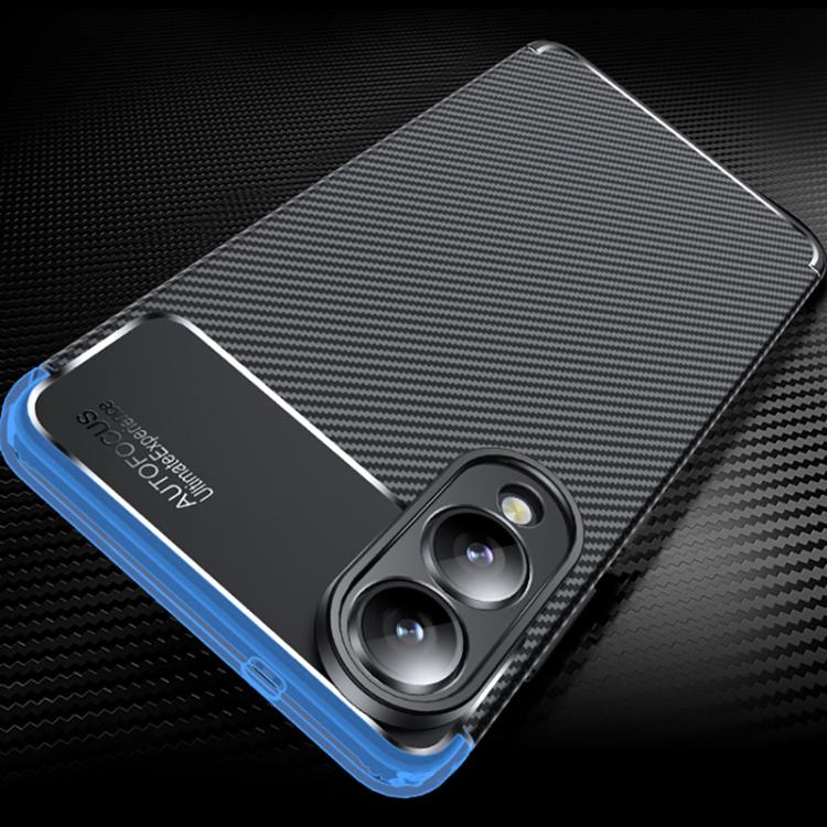 Carbon Fiber Texture Shockproof TPU Phone Case