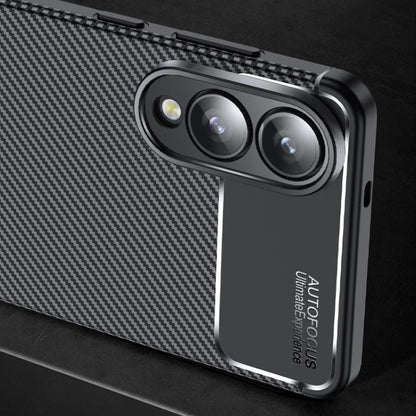 Carbon Fiber Texture Shockproof TPU Phone Case