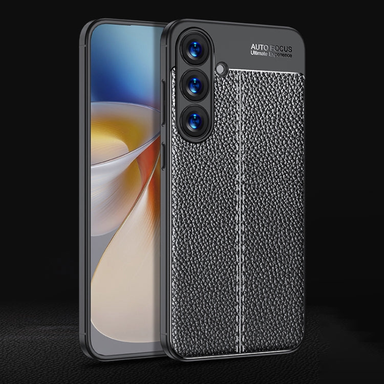 Litchi Texture Shockproof TPU Phone Case