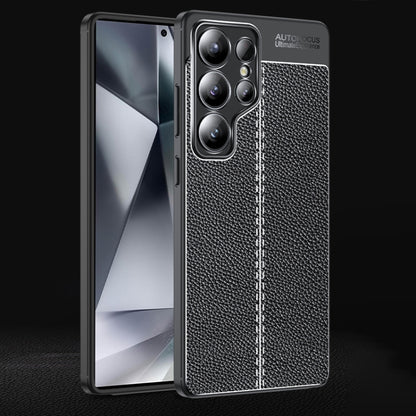 Litchi Texture Shockproof TPU Phone Case