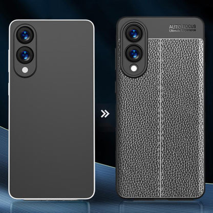 Litchi Texture Shockproof TPU Phone Case