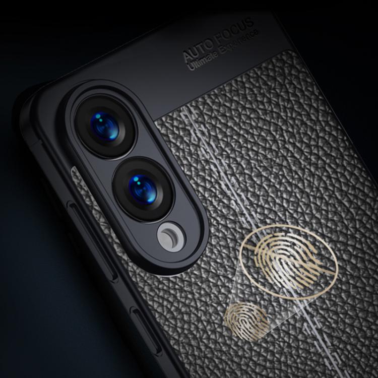 Litchi Texture Shockproof TPU Phone Case