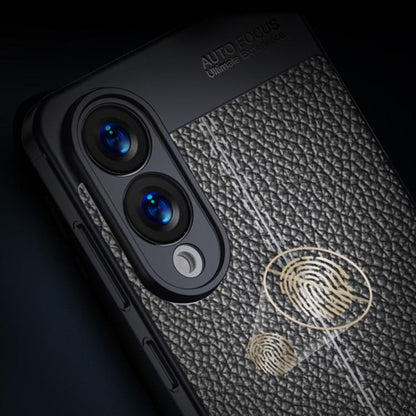 Litchi Texture Shockproof TPU Phone Case