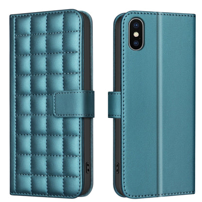 Square Texture Leather Phone Case