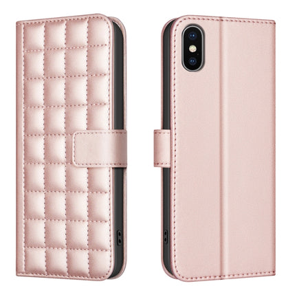 Square Texture Leather Phone Case