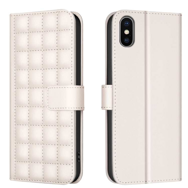 Square Texture Leather Phone Case