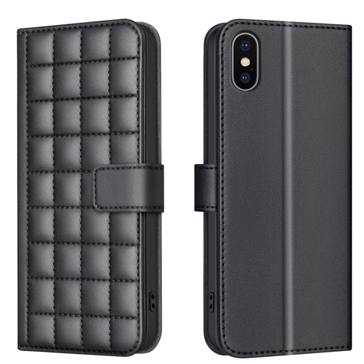 Square Texture Leather Phone Case