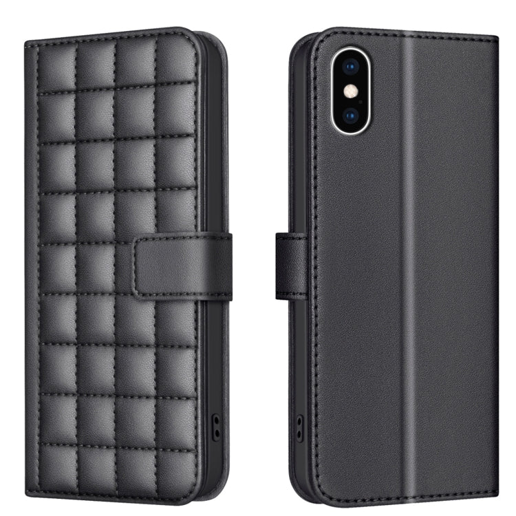 Square Texture Leather Phone Case