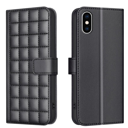 Square Texture Leather Phone Case