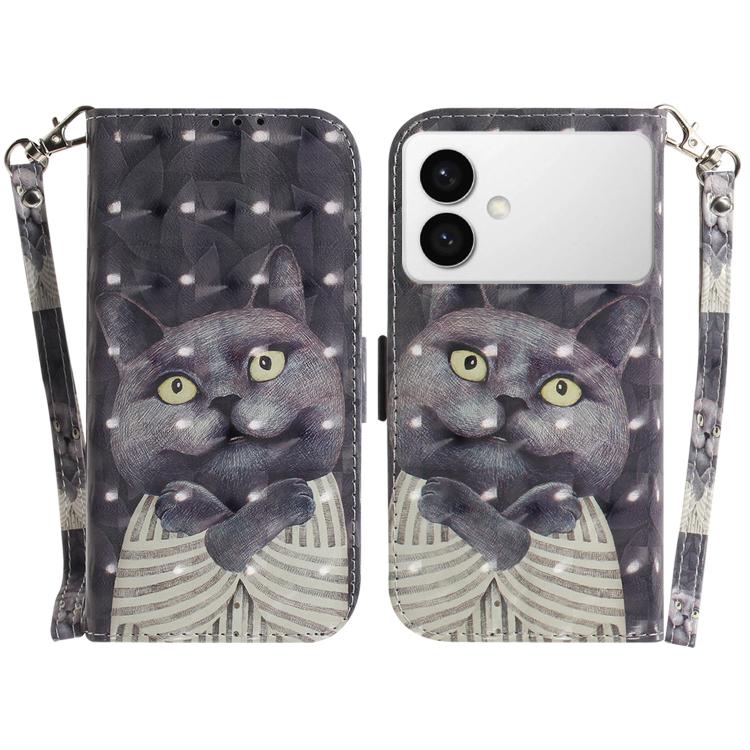 3D Colored Flip Leather Phone Case