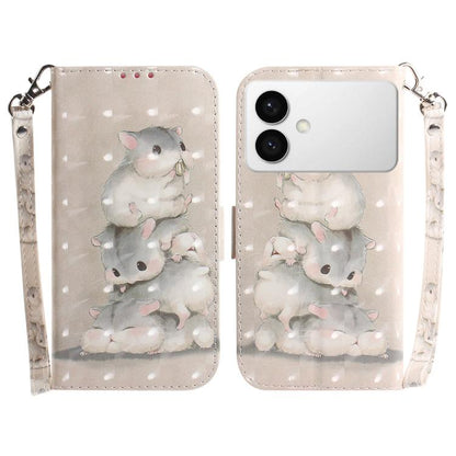 3D Colored Flip Leather Phone Case