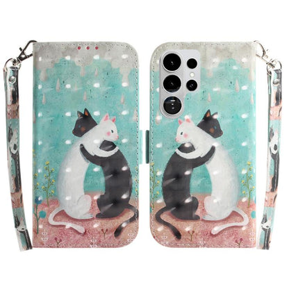 3D Colored Flip Leather Phone Case