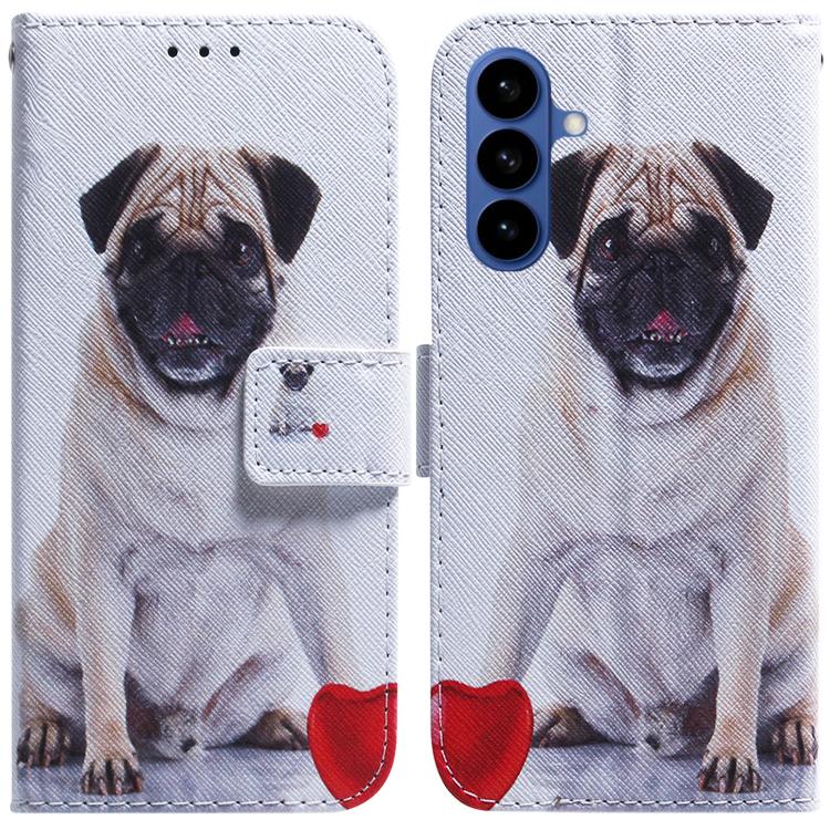Coloured Drawing Flip Leather Phone Case
