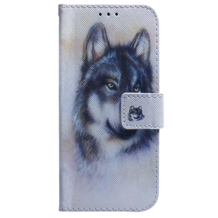 Coloured Drawing Flip Leather Phone Case