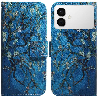 Coloured Drawing Flip Leather Phone Case