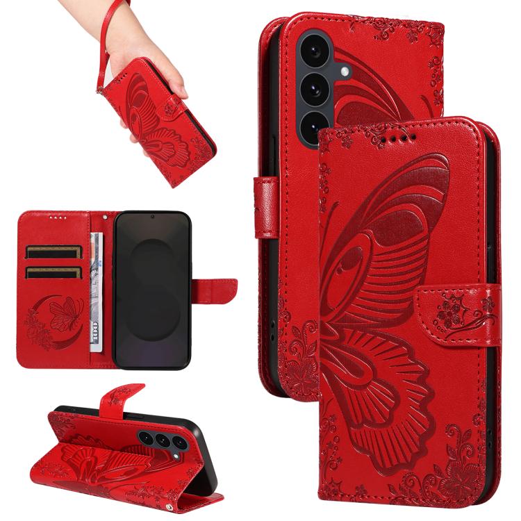 Swallowtail Butterfly Embossed Leather Phone Case