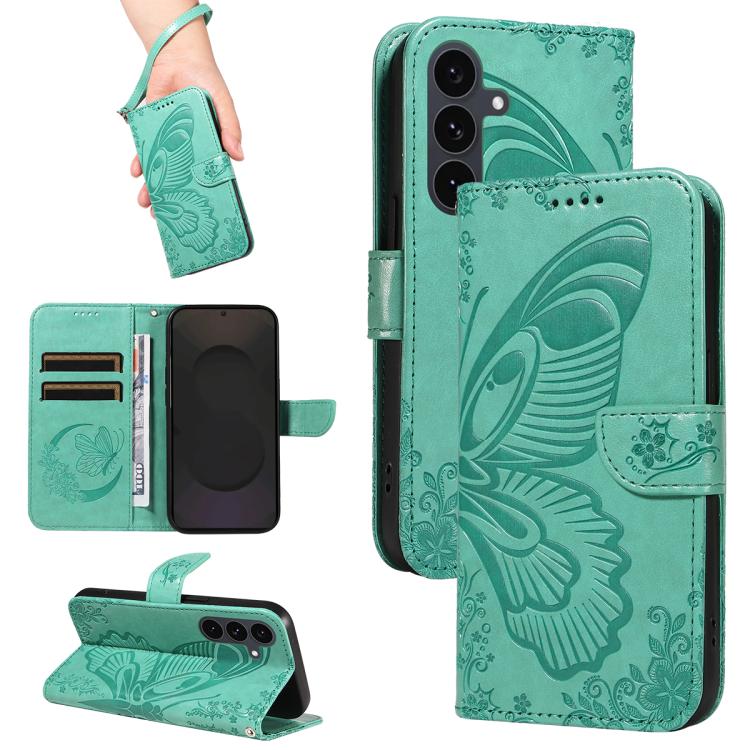 Swallowtail Butterfly Embossed Leather Phone Case