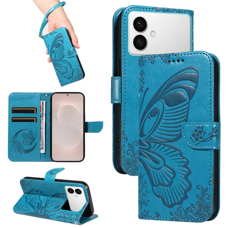 Swallowtail Butterfly Embossed Leather Phone Case