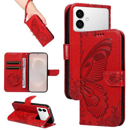 Swallowtail Butterfly Embossed Leather Phone Case