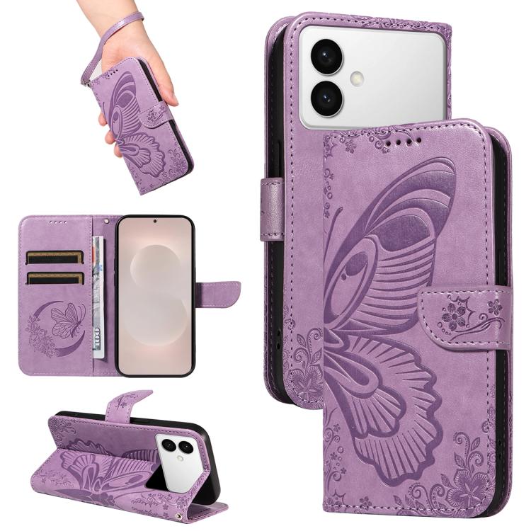 Swallowtail Butterfly Embossed Leather Phone Case