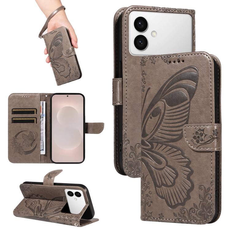 Swallowtail Butterfly Embossed Leather Phone Case