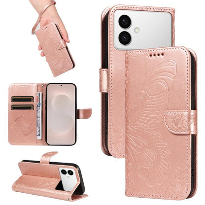 Swallowtail Butterfly Embossed Leather Phone Case