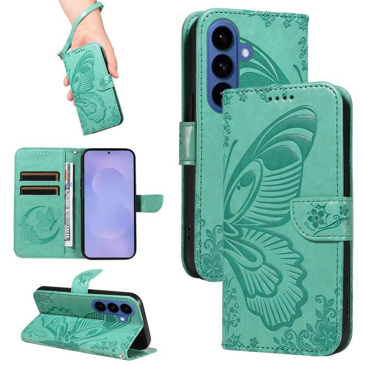 Swallowtail Butterfly Embossed Leather Phone Case