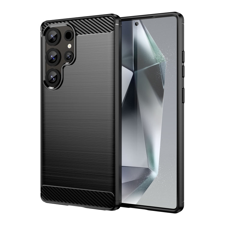 Carbon Fiber Brushed Texture TPU Phone Case